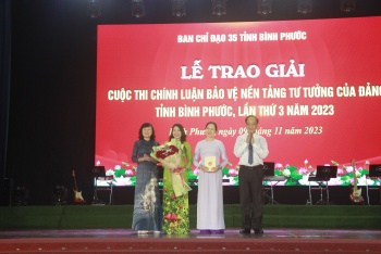 Bình Phước trao giải Cuộc thi chính luận lần thứ 3