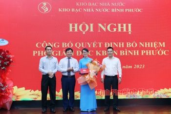 Công bố quyết định công tác cán bộ tại Kho bạc Nhà nước Bình Phước