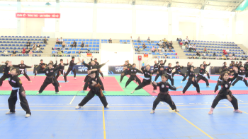 Chơn Thành tổ chức Liên hoan võ cổ truyền môn phát Thiếu Lâm Long Phi