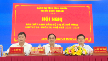 Chơn Thành tổ chức hội nghị Ban Chấp hành Đảng bộ thị xã