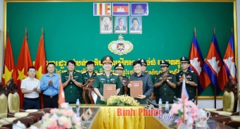 Ký kết thỏa thuận về tìm kiếm, quy tập hài cốt liệt sĩ với 2 tỉnh của Vương quốc Campuchia