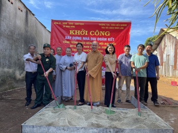 Xã Minh Hưng khởi công xây dựng nhà đại đoàn kết