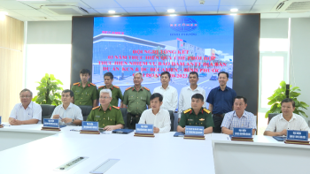 Ký kết đảm bảo an ninh trật tự Khu công nghiệp và dân cư Becamex - Bình Phước
