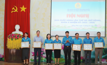 Liên đoàn Lao động huyện Đồng Phú tổ chức hội nghị Ban Chấp hành lần thứ 3 mở rộng