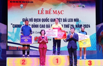Giải Vô địch quốc gia Việt dã leo núi ‘Chinh phục đỉnh cao Bà Rá’ lần thứ 29, năm 2024 thành công tốt đẹp