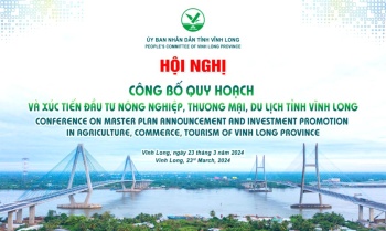 Hội nghị công bố quy hoạch và xúc tiến đầu tư nông nghiệp, thương mại, du lịch tỉnh Vĩnh Long