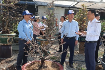 Lãnh đạo thành phố Đồng Xoài thăm các mô hình tiêu biểu của nông dân trên địa bàn 
