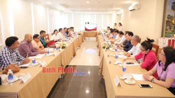 The delegation of India visited the industrial park in Binh Phuoc