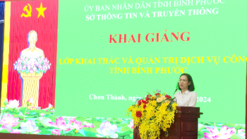 Chơn Thành tập huấn khai thác, quản trị dịch vụ công