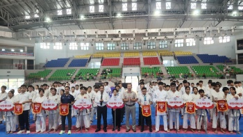 Khai mạc Giải vô địch karate các lứa tuổi tỉnh Bình Phước năm 2024