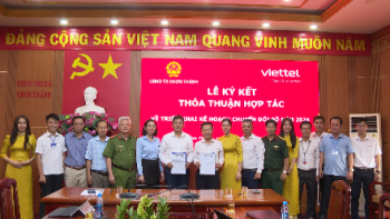 Chơn Thành - Viettel Bình Phước: Ký kết thỏa thuận hợp tác chuyển đổi số