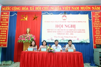 Đại biểu HĐND tỉnh và huyện Bù Đăng tiếp xúc cử tri xã Đồng Nai, Phú Sơn