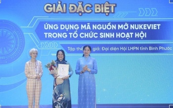 Hội Liên hiệp phụ nữ Bình Phước đạt giải đặc biệt Cuộc thi ứng dụng CNTT trong sinh hoạt hội