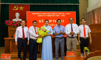 Phước Long bầu bổ sung Phó Chủ tịch HĐND thị xã khoá IV