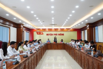 Học viện Chính trị Quốc gia Hồ Chí Minh khảo sát công tác phát triển cán bộ nữ tại Phú Riềng
