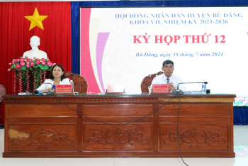 HĐND huyện Bù Đăng tổ chức Kỳ họp thứ 12