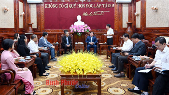 Lãnh đạo UBND tỉnh tiếp đoàn công tác Văn phòng Xúc tiến Đầu tư Thái Lan