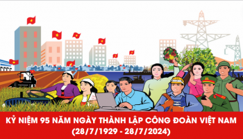 Hướng dẫn tuyên truyền 95 năm Ngày thành lập Công đoàn Việt Nam