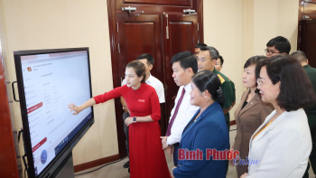 Binh Phuoc Propaganda and Training sector with Party building in politics, ideology, and ethics