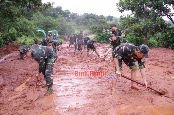 Binh đoàn 16 thực hiện hiệu quả công tác phòng chống, khắc phục hậu quả thiên tai