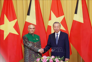 Chủ tịch nước Tô Lâm hội đàm với Tổng thống Timor-Leste Jose Ramos-Horta