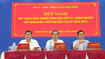 Chơn Thành đối thoại giữa người đứng đầu cấp ủy, chính quyền với Nhân dân