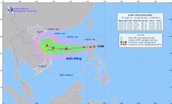 CÔNG ĐIỆN: Chủ động ứng phó áp thấp nhiệt đới có khả năng mạnh lên thành bão
