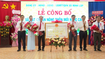 Minh Lập đạt chuẩn nông thôn mới nâng cao