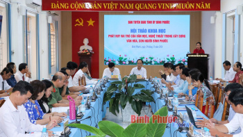 Phát huy vai trò của văn học, nghệ thuật trong xây dựng văn hóa, con người Bình Phước