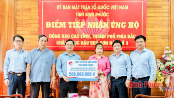 Hơn 45 tỷ đồng ủng hộ nhân dân các tỉnh phía Bắc