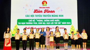 Nhiều thông điệp ý nghĩa trong Liên hoan các đội tuyên truyền măng non tỉnh Bình Phước