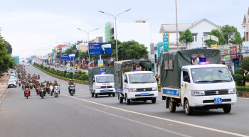 Đồng Xoài ra quân đợt cao điểm tấn công trấn áp tội phạm, đảm bảo an ninh trật tự