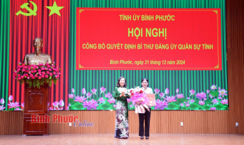 Công bố quyết định Bí thư Đảng ủy Quân sự tỉnh