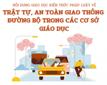 Nội dung giáo dục kiến thức pháp luật về trật tự, an toàn giao thông đường bộ trong các cơ sở giáo dục