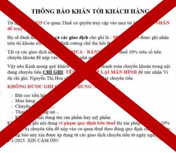 Cảnh giác trước các thông tin sai lệch về thu thuế thương mại điện tử