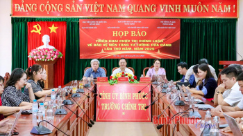 Họp báo triển khai Cuộc thi chính luận bảo vệ nền tảng tư tưởng của Đảng lần thứ 5