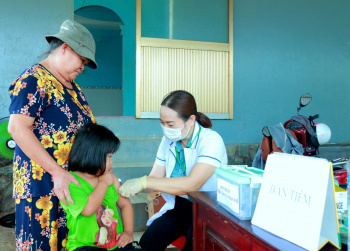 95% số trẻ trong độ tuổi được tiêm vắc xin phòng bệnh sởi đợt 2