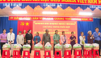 Chơn Thành tổ chức chương trình tặng quà, khám chữa bệnh miễn phí cho người dân