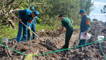 Đồng Phú: Phát hiện đầu đạn sót lại sau chiến tranh