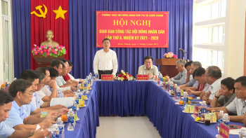 Chơn Thành giao ban công tác HĐND thị xã lần thứ 8