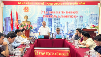 Sở KH&CN tỉnh Bình Phước - Đồng Nai trao đổi, nắm thông tin các nền tảng số, hệ thống dùng chung