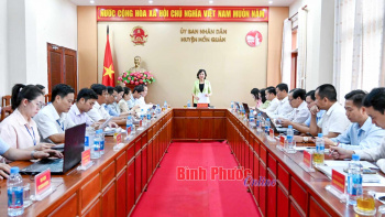 Hớn Quản giải ngân nguồn vốn cân đối theo phân cấp đạt 78% kế hoạch giao