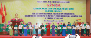 Bình Phước: Kỷ niệm 135 năm Ngày sinh Chủ tịch Hồ Chí Minh