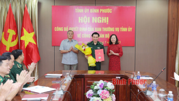 Tỉnh ủy Bình Phước công bố quyết định về công tác cán bộ tại Bộ đội Biên phòng tỉnh
