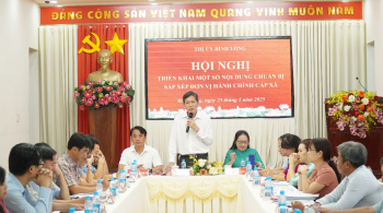 Bình Long tổ chức hội nghị triển khai công tác sắp xếp đơn vị hành chính cấp xã