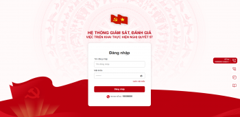 Hệ thống giám sát, đánh giá việc triển khai thực hiện Nghị quyết số 57