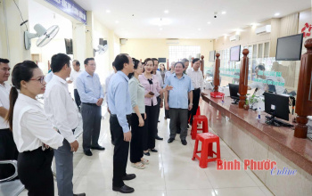 Triển khai vận hành thử nghiệm tổ chức bộ máy phường Bình Phước