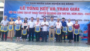 Bù Đăng tổng kết Hội thi sáng tạo kỹ thuật lần thứ 8