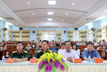 Bù Đăng tổ chức lớp bồi dưỡng kiến thức quốc phòng - an ninh cho đối tượng 4