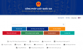 Khai trương Cổng pháp luật quốc gia